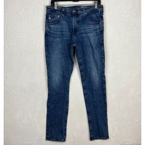 Adriano Goldschmied Tellis Jeans Mens 31x34 Modern Slim Fit Blue Denim Skinny